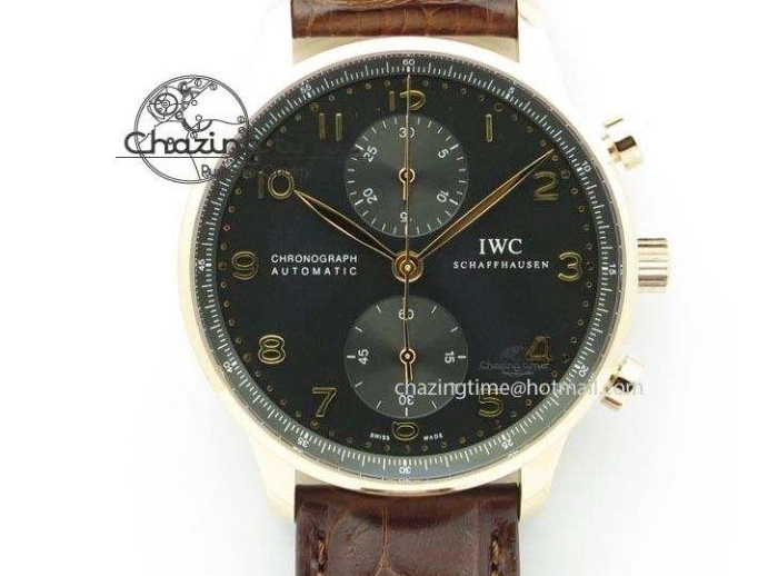 MIROTIME 0423 Durable Portuguese Fa Jones IW544202 SS GSF 1:1 Best Edition White Dial On Leather Strap 7229